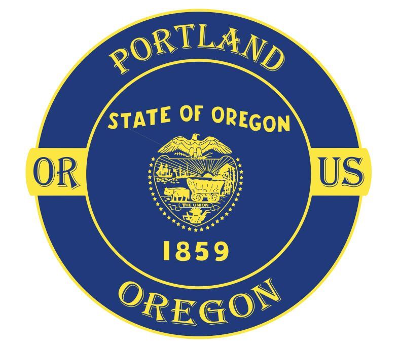 Portland Oregon Sticker Decal A718