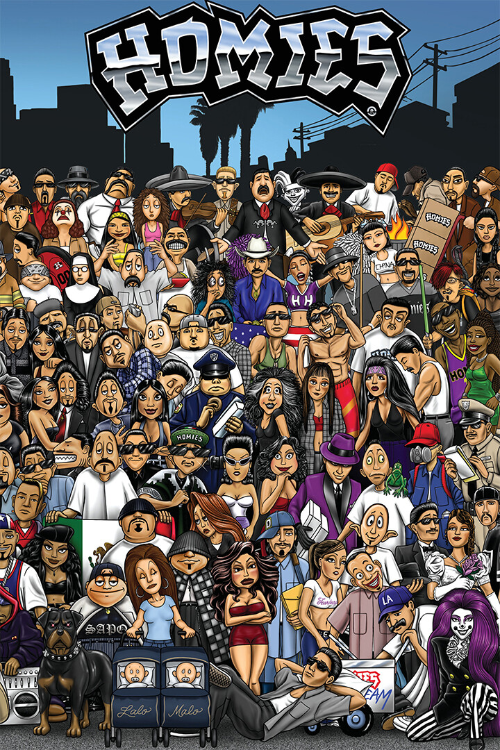Homies Family Art Wall Indoor Room Outdoor – POSTER 20×30