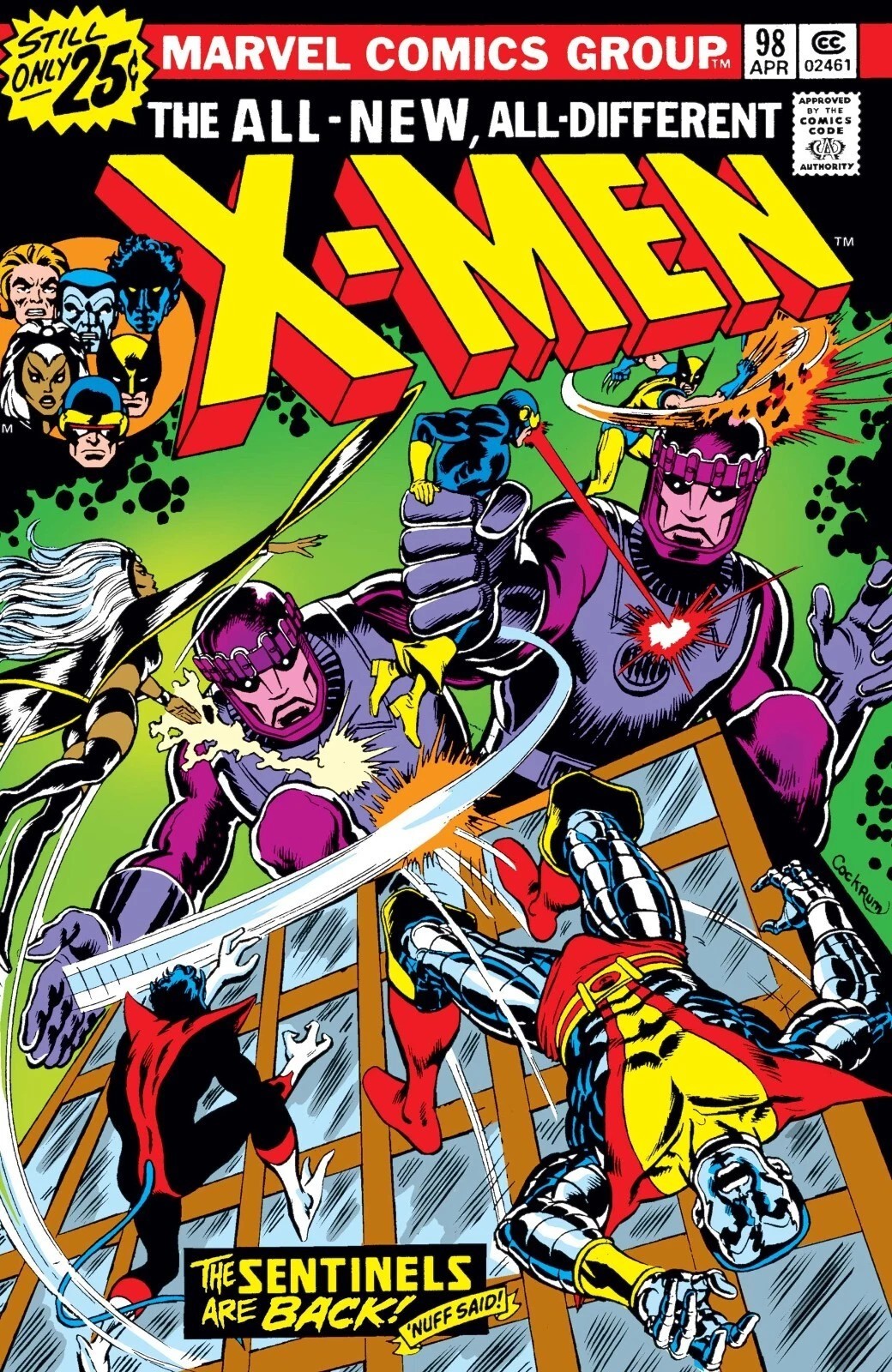 THE X-MEN #98 COMIC BOOK COVER poster print 11&Prime;x17&Prime; home decor