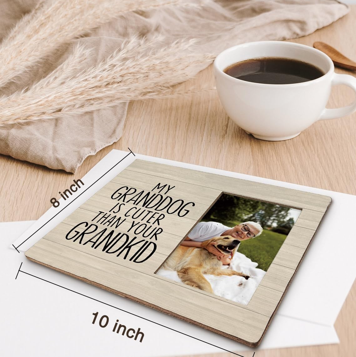 Dog Grandparents Picture Frame, Dog Grandma Photo Frame, Christmas Granddog L…