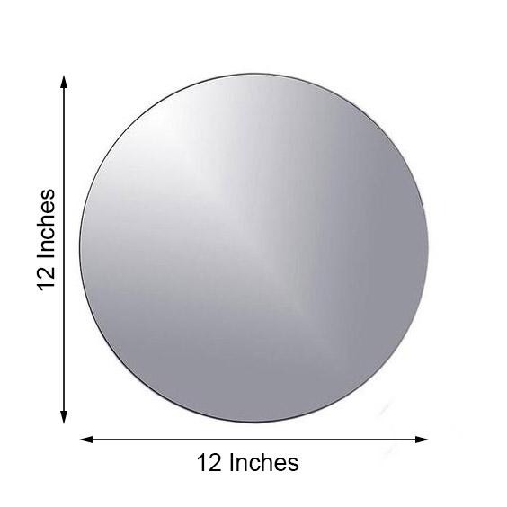 12 pcs 12&Prime; Round MIRRORS Wedding Party Reception Wholesale CENTERPIECES Supplies
