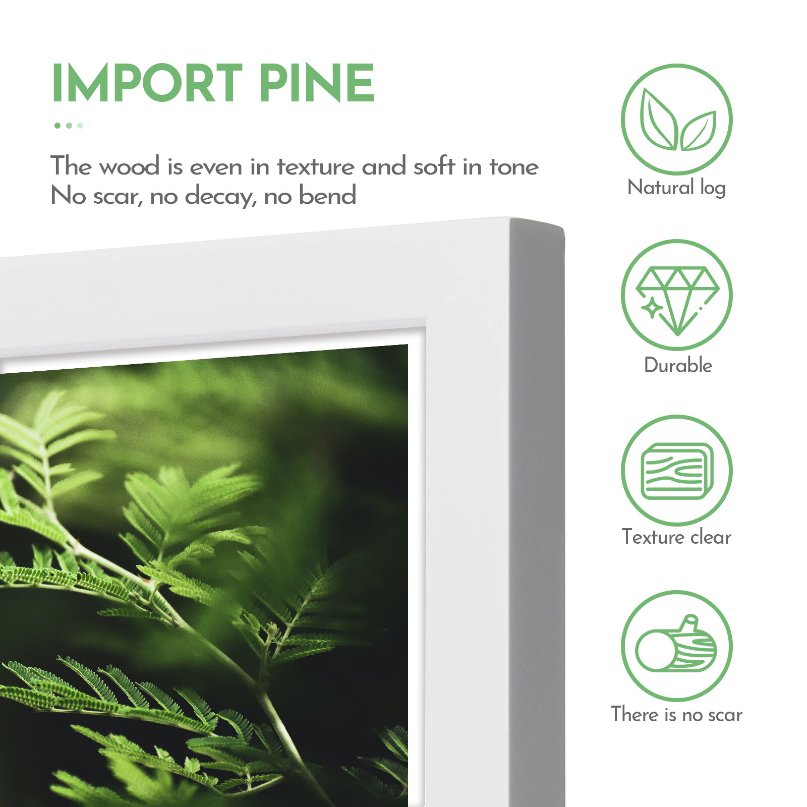 Picture Frames Solid Wood Photo Frame 8×10&Prime; 12×16&Prime; 16×20&Prime; Wall Tabletop Display