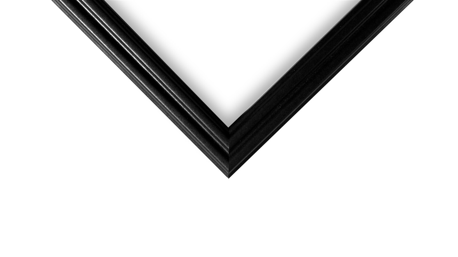 US Art Frames 0.75&Prime; Traditional Black Solid Poplar Wood Picture & Poster Frames