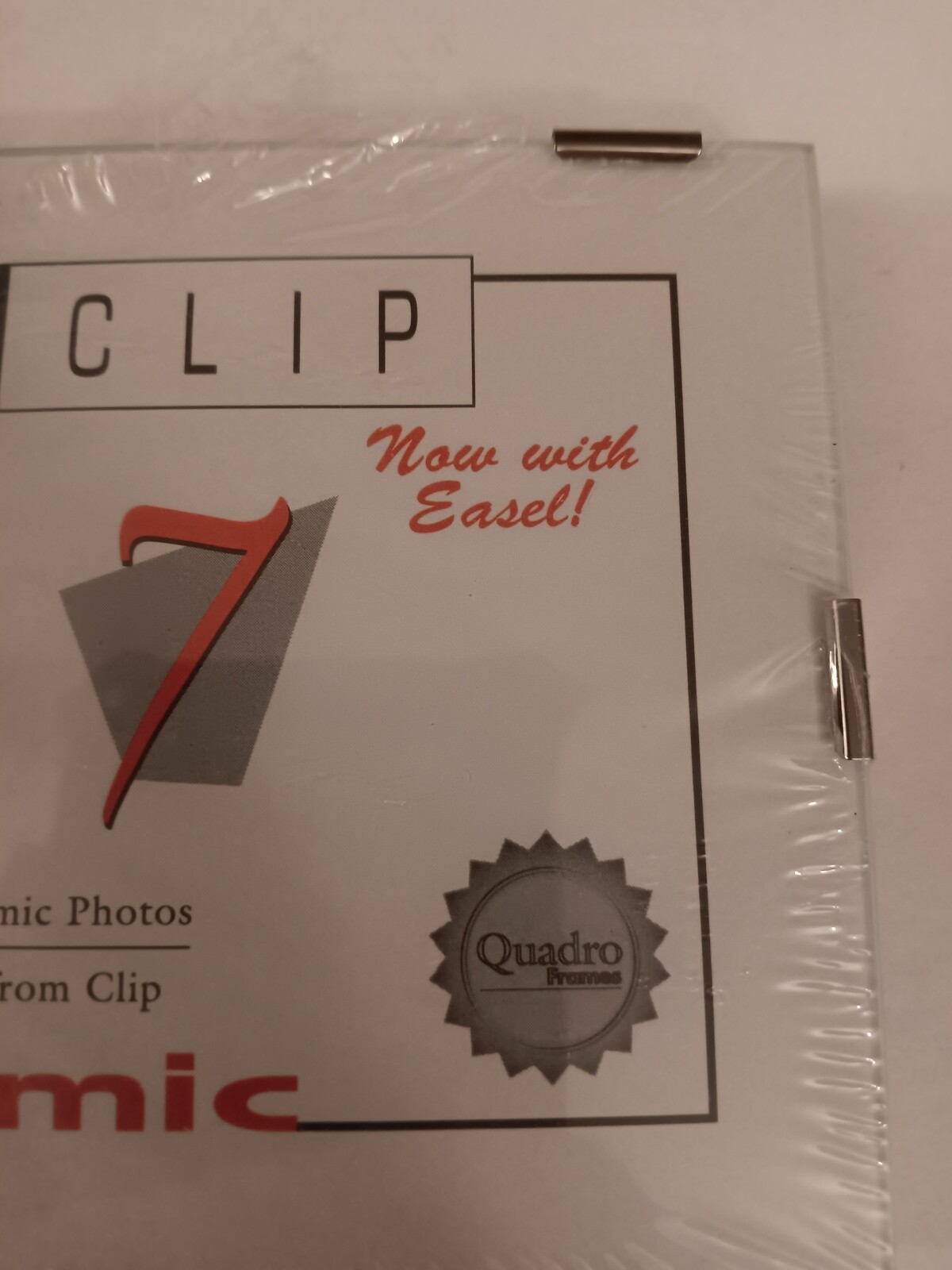 Quadro Clip 4 X 7 Panoramic Frame Easel Included Or Hangs Vertical Or Horizontal