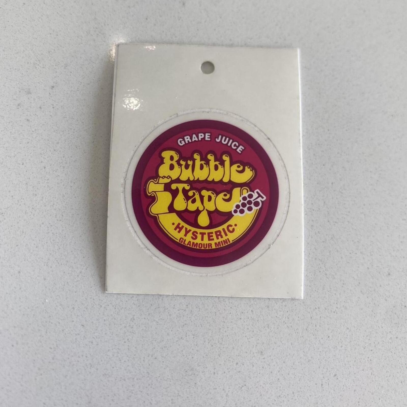 Hysteric glamour bubble tape sticker