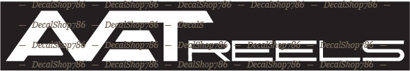 AVET Fishing Reels – Outdoors Fishing Sports – Vinyl Die-Cut Peel N&rsquo; Stick Decal