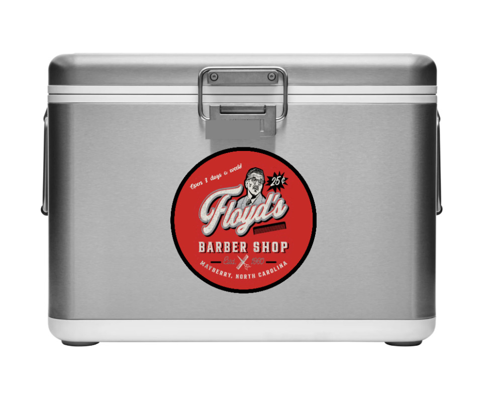 Andy Griffith Show (Floyd&rsquo;s Barber Shop) – 4&Prime; Handmade Vinyl Decal Vehicle Decor