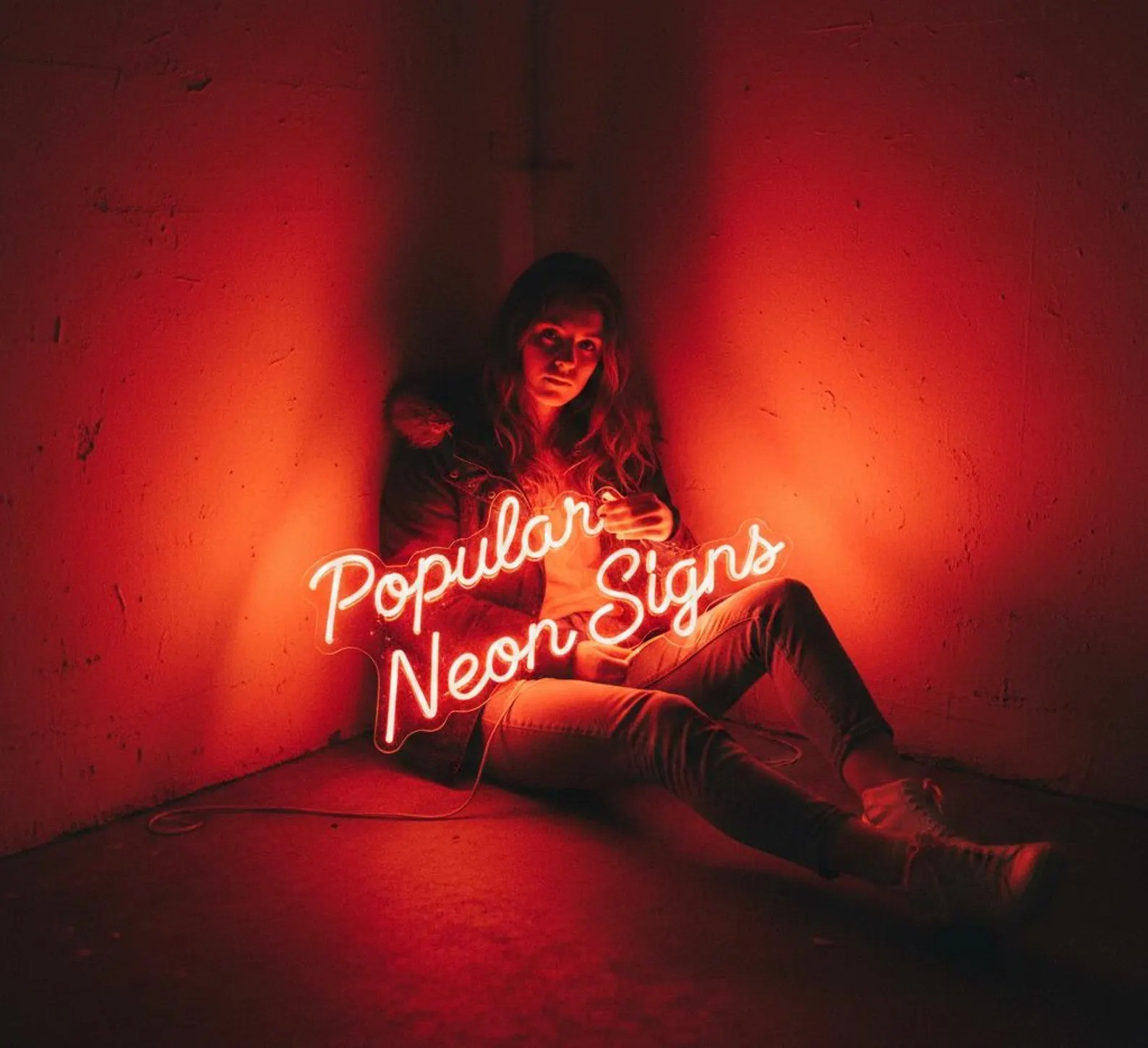 Personalized LED Neon Sign Custom Home Business Logo Wall Light