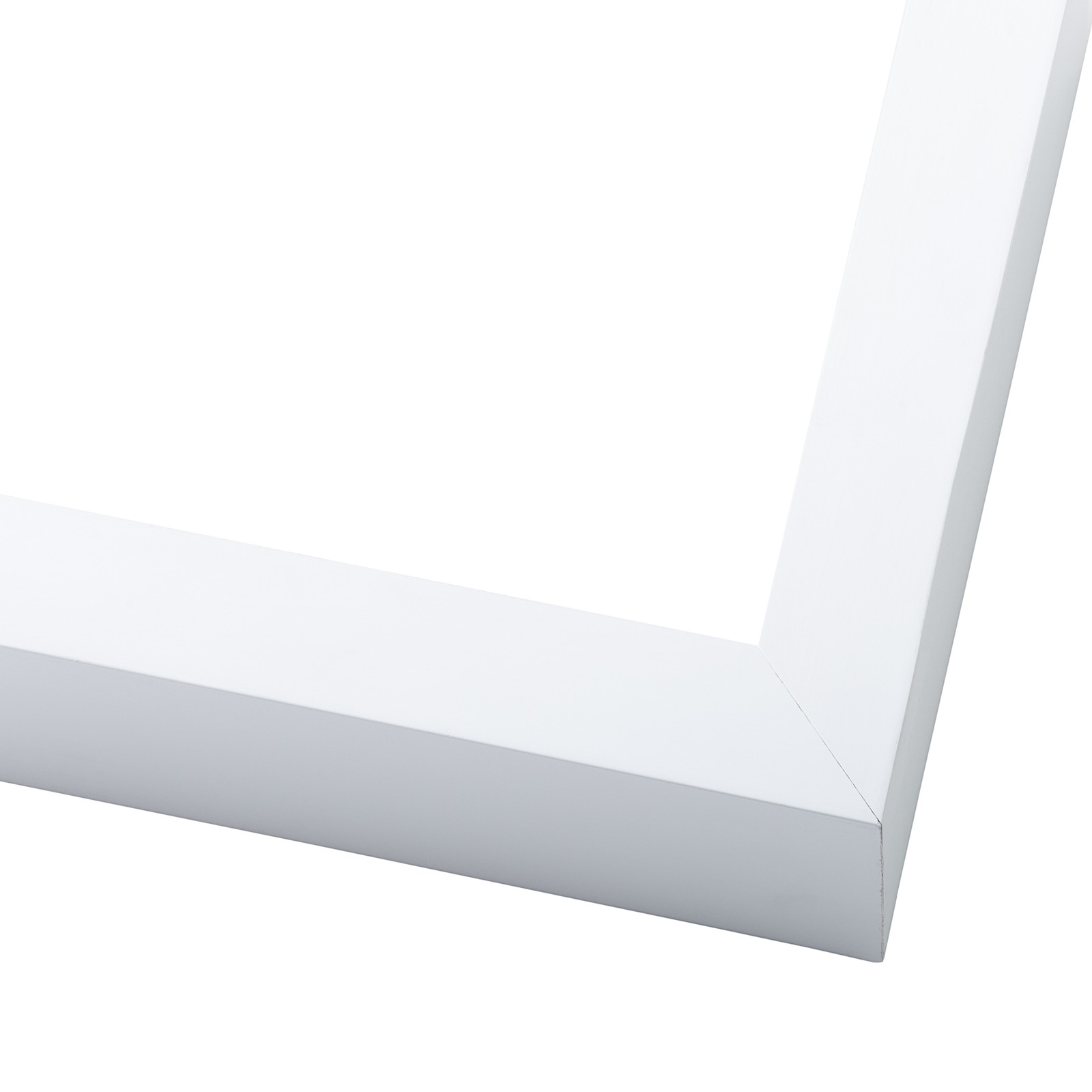 Panoramic Shadow Box 1.75&Prime; Deep White Frame – UV Acrylic, Backing, Hardware