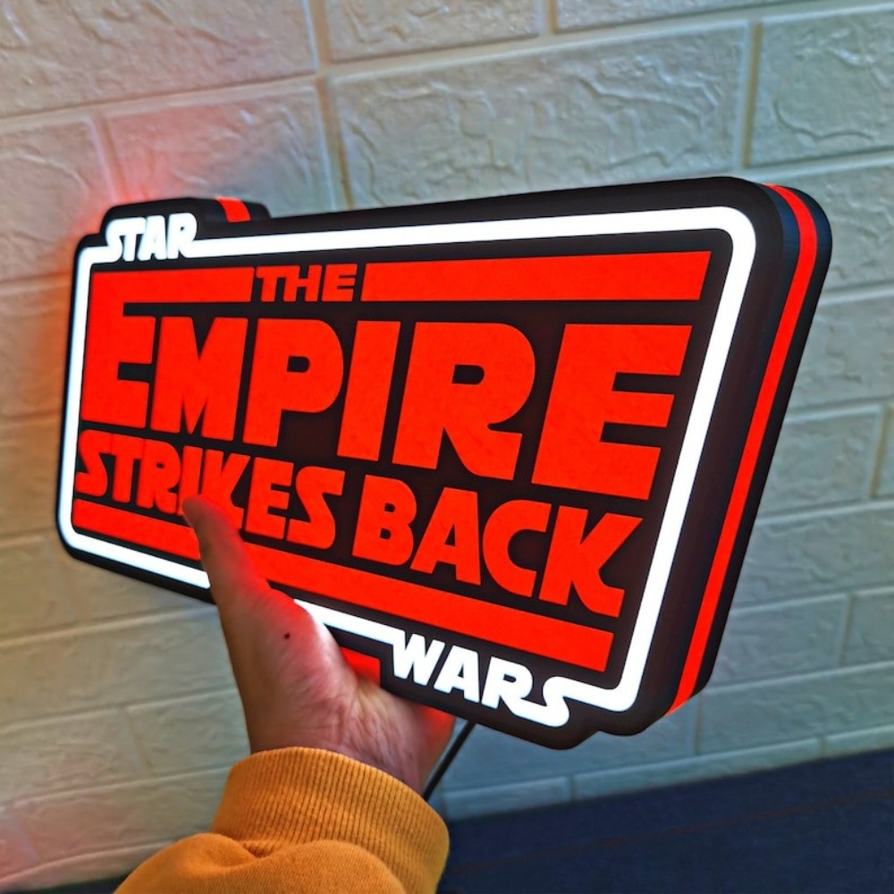 Star Wars Lightbox The Empire Strikes Back Design Great Star Wars Deco