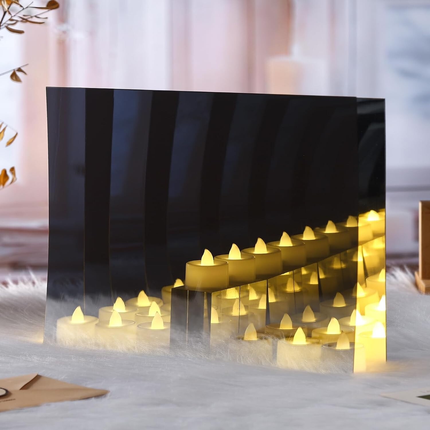 Durable Acrylic Two-Way Mirror Glass, 3-Pack – Ideal for Infinity Mirrors~-