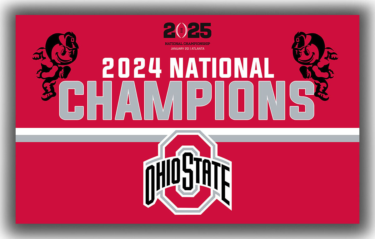 Ohio Football Team Memorable Flag 90x150cm 3x5ft Buckeyes Good Winner Banner