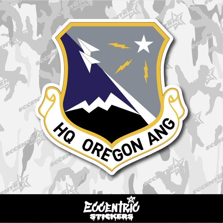 HQ Oregon Air National Guard Vinyl Sticker