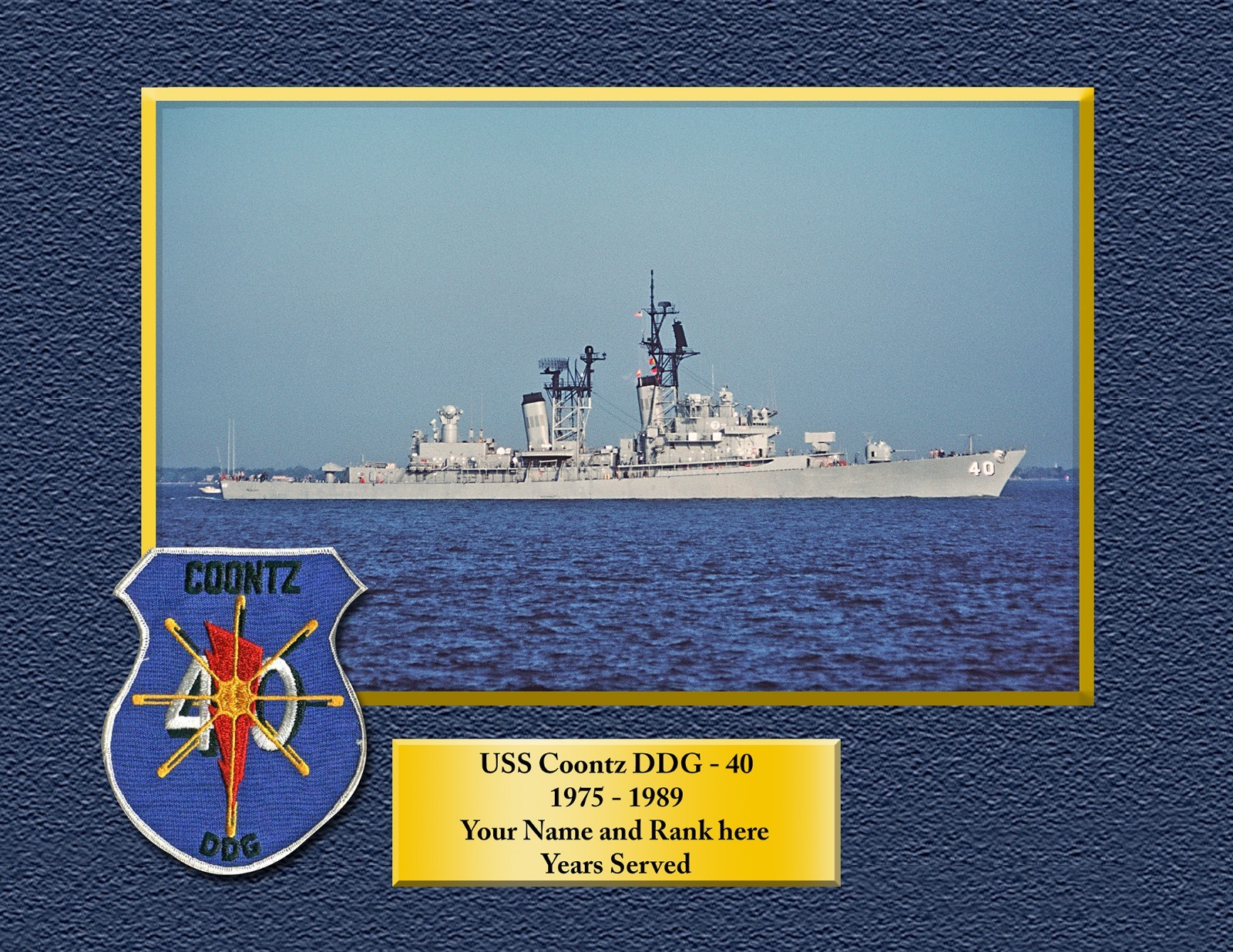 USN MH-60S Nighthawk Custom Personalized Print of US Navy Ships Gift