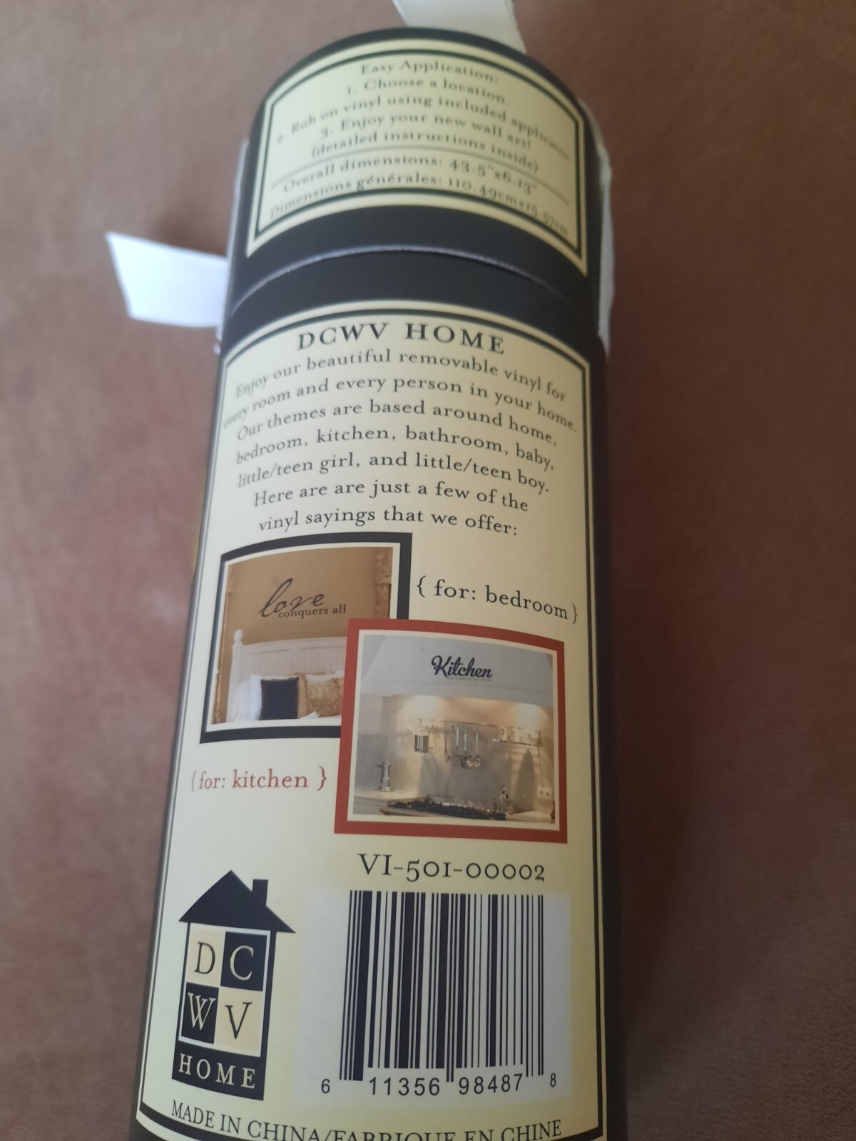 DCWV Home Once Upon A Wall Removable Vinyl Letters « love is spoken here »