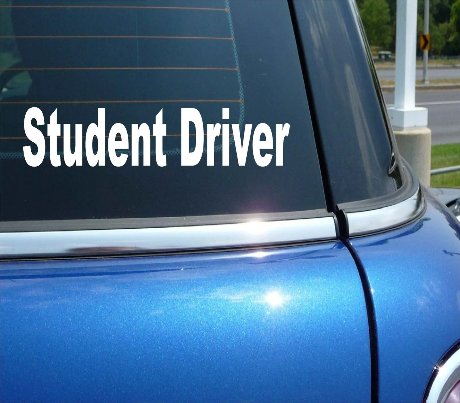 STUDENT DRIVER ED EDUCATION FUNNY DECAL STICKER ART CAR WALL
