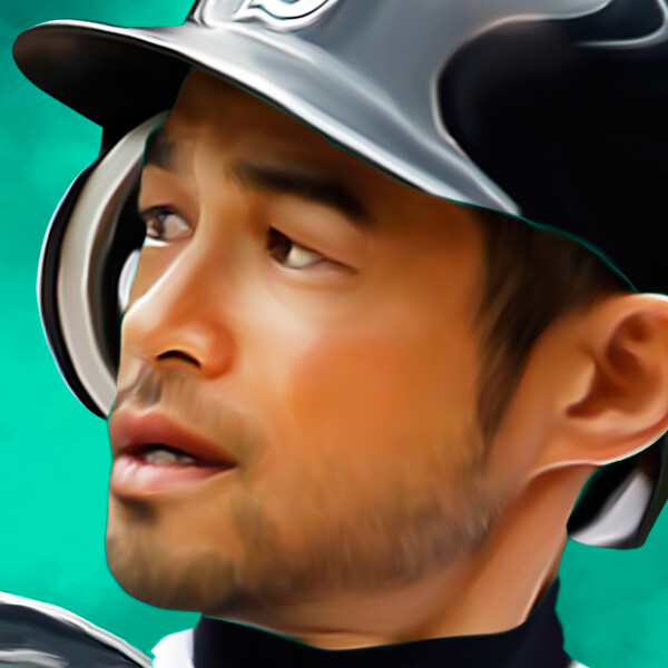 Seattle Mariners ICHIRO SUZUKI Poster Photo Painting Artwork on CANVAS Wall Art