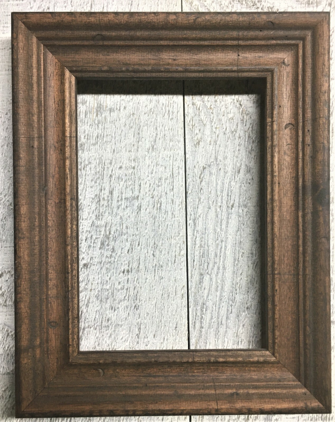 S005 1-3/8&Prime; Pecan Wood Picture Frame