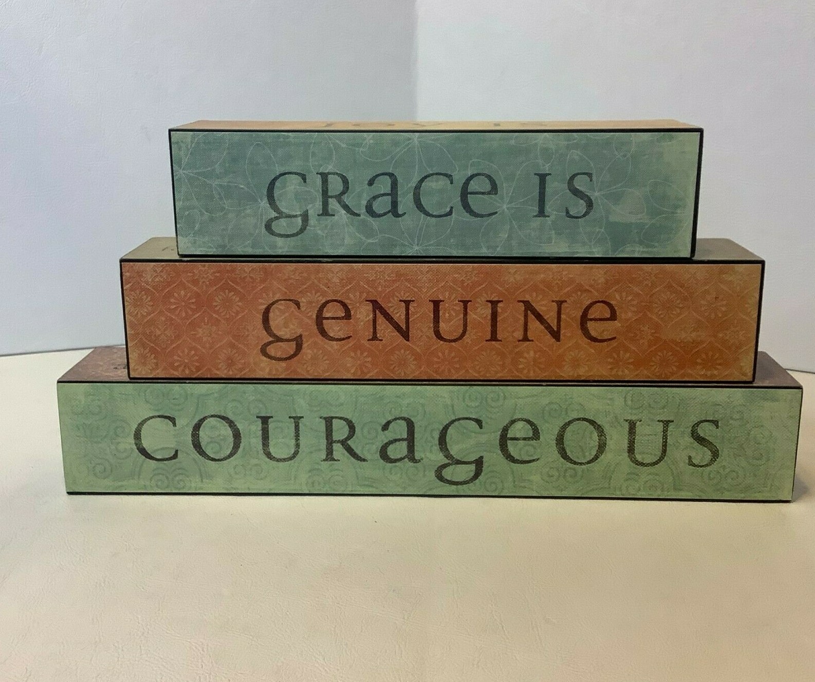 Blessings Unlimited Reversible Interchanging Signs Block Religious