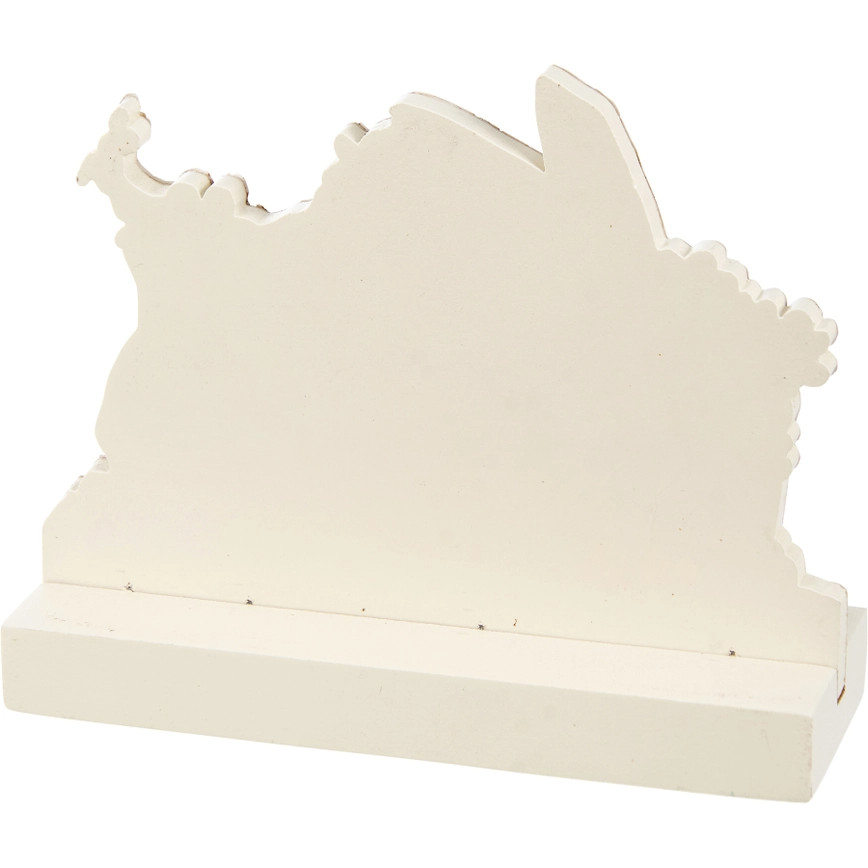 Primitives by Kathy Easter Bunnies Stand Up Set of 2 Spring Collection Wood