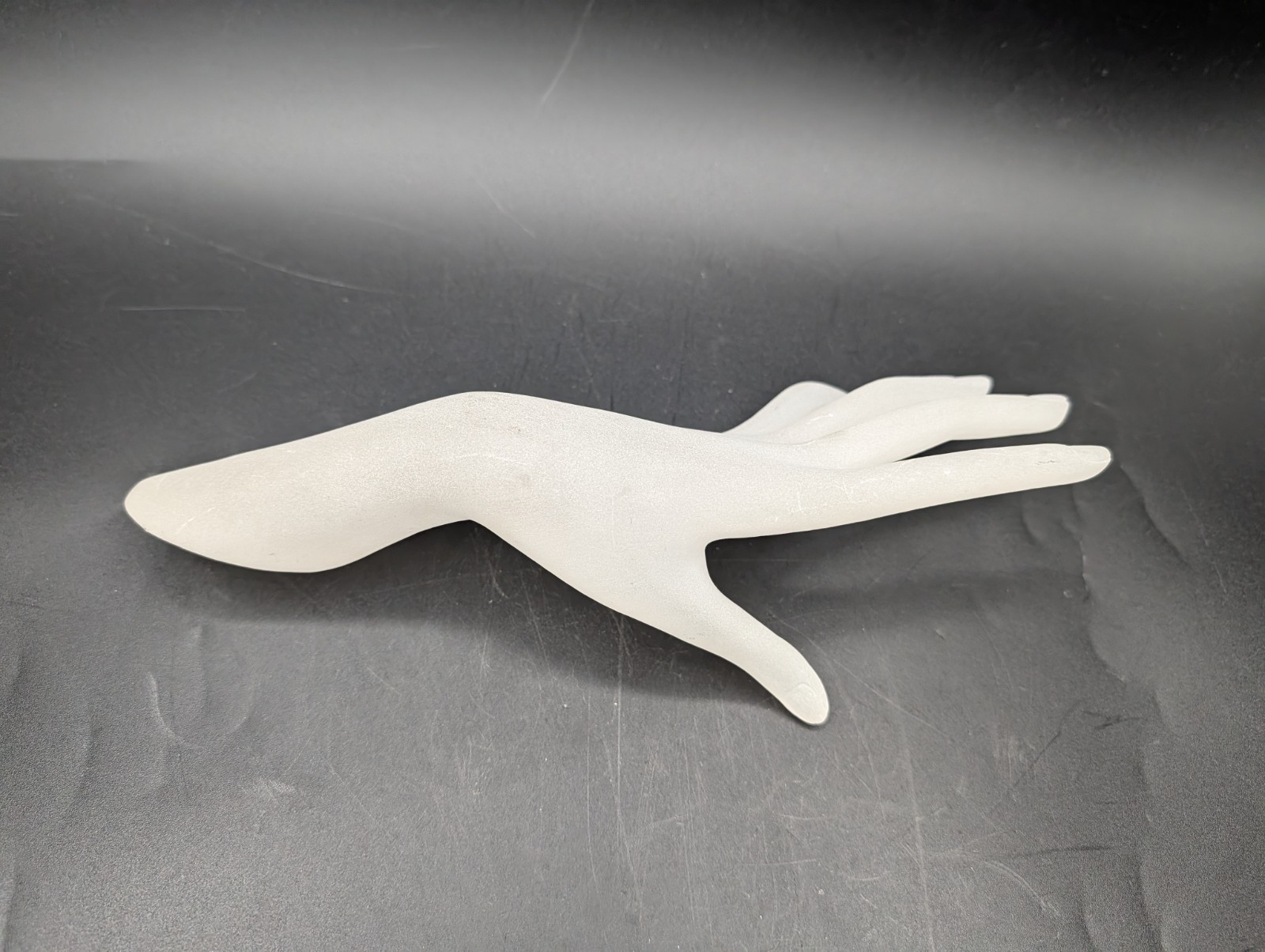 Clear Frosted Acrylic Lucite Woman&rsquo;s Hand Sculpture Figure