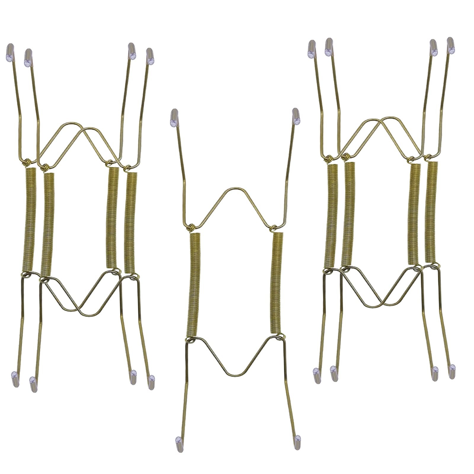 5 Pack 10&Prime; Invisible Plate Hangers with Rubber Covers for 9 to 11 Inch Plates