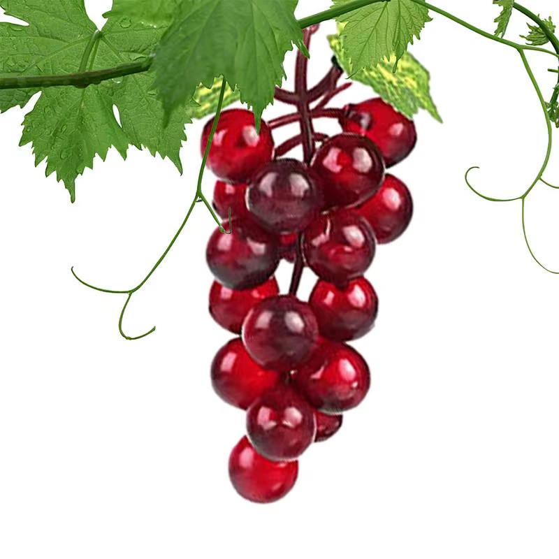 18Pcs Realistic Artificial Grapes Table Decoration of Realistic Fake Grape Natur