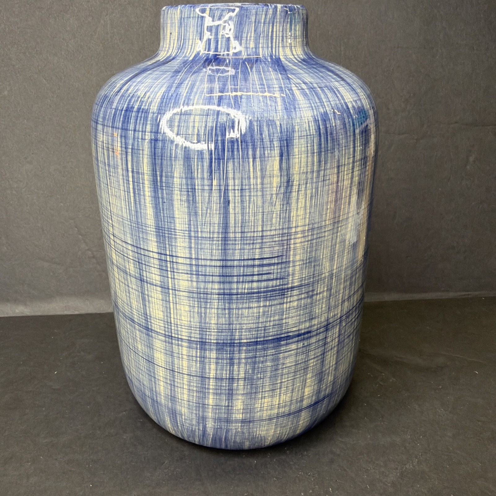 DASH Ceramic Vase Set Of 2 5.5in x 8in Blue
