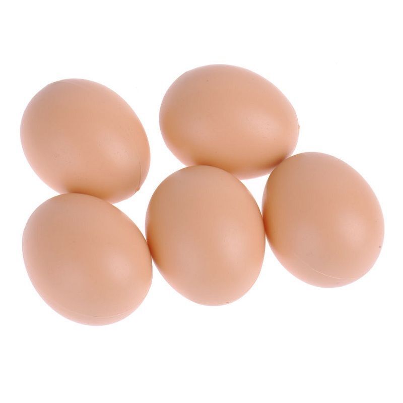 30× Liftlike Chicken Egg Plastic Fake Eggs 2&Prime; Fake Dummy Egg Hen Joke Prank US