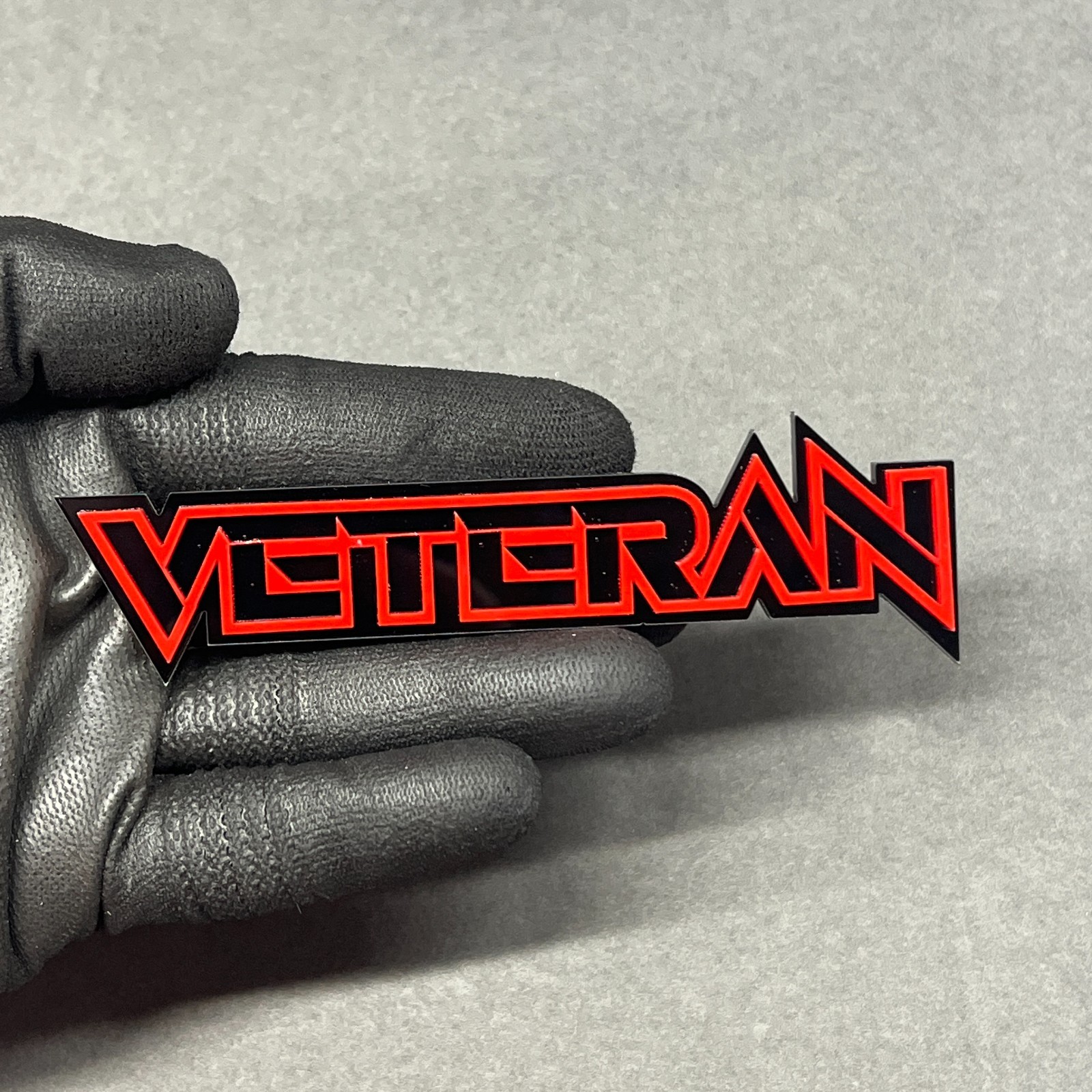 Custom Lazer Cut Car Acrylic Badge Emblem MULTI COLOR Customized Text Names.