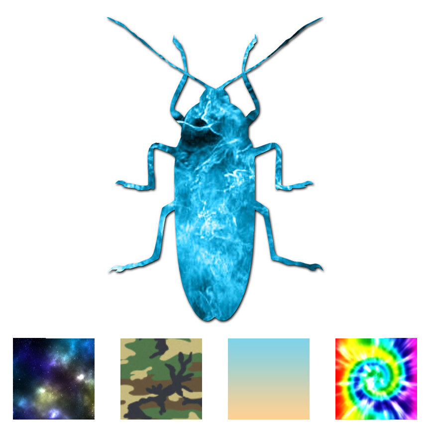 Roach Cockroach Bug – Vinyl Decal Sticker – Multiple Patterns & Sizes – ebn2887