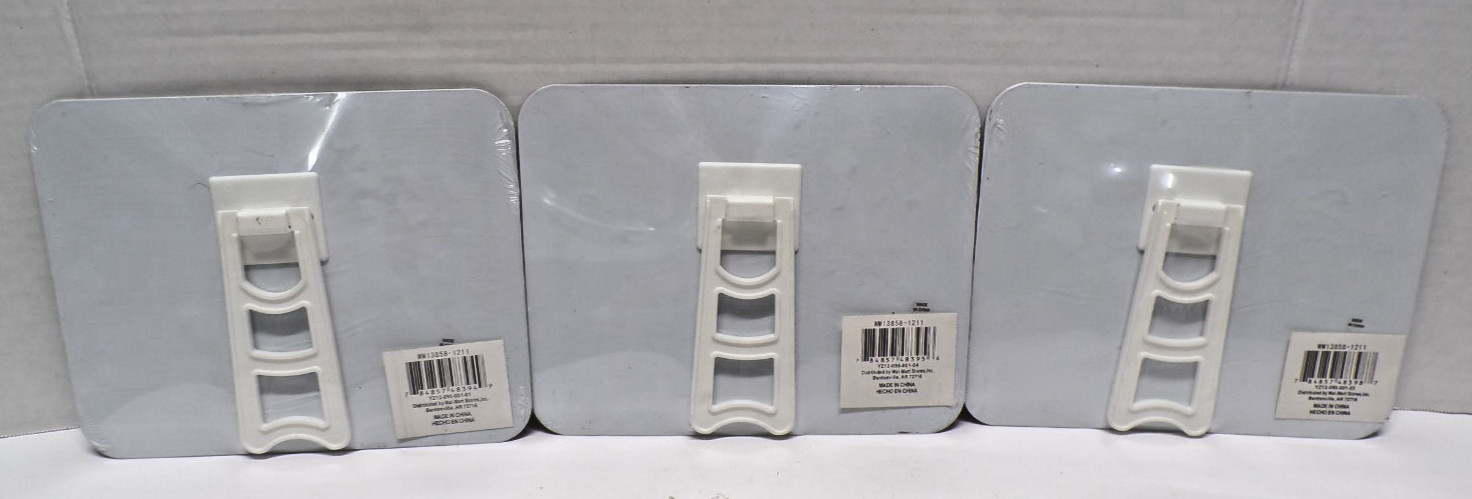 Lot of 3 Magnetic Photo Frame W/2 Magnets Floral, New York, Square 7.5&Prime;W x 6&Prime;H