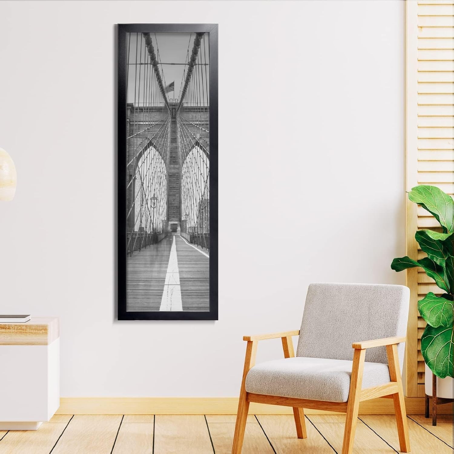 13×39 Black Picture Frame – Minimalist Style Decor