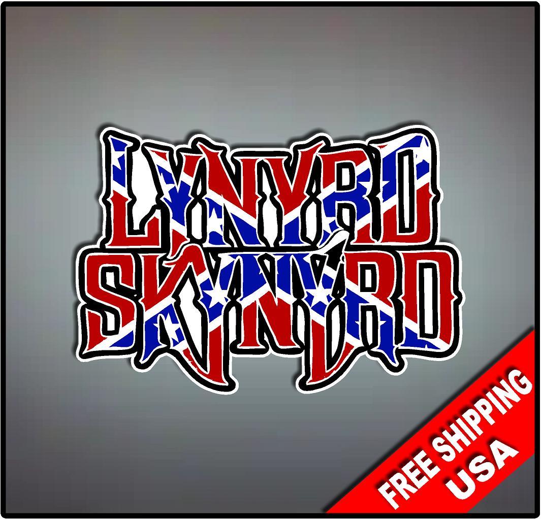 Lynyrd Skynyrd Vinyl Wall logo Decal Sticker Heavy 70&rsquo;s Rock Band