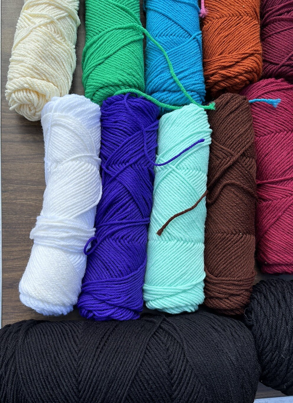 Vintage Traditional Square Granny Afghan Crochet Kit Multicolor Easy Care 4-Ply