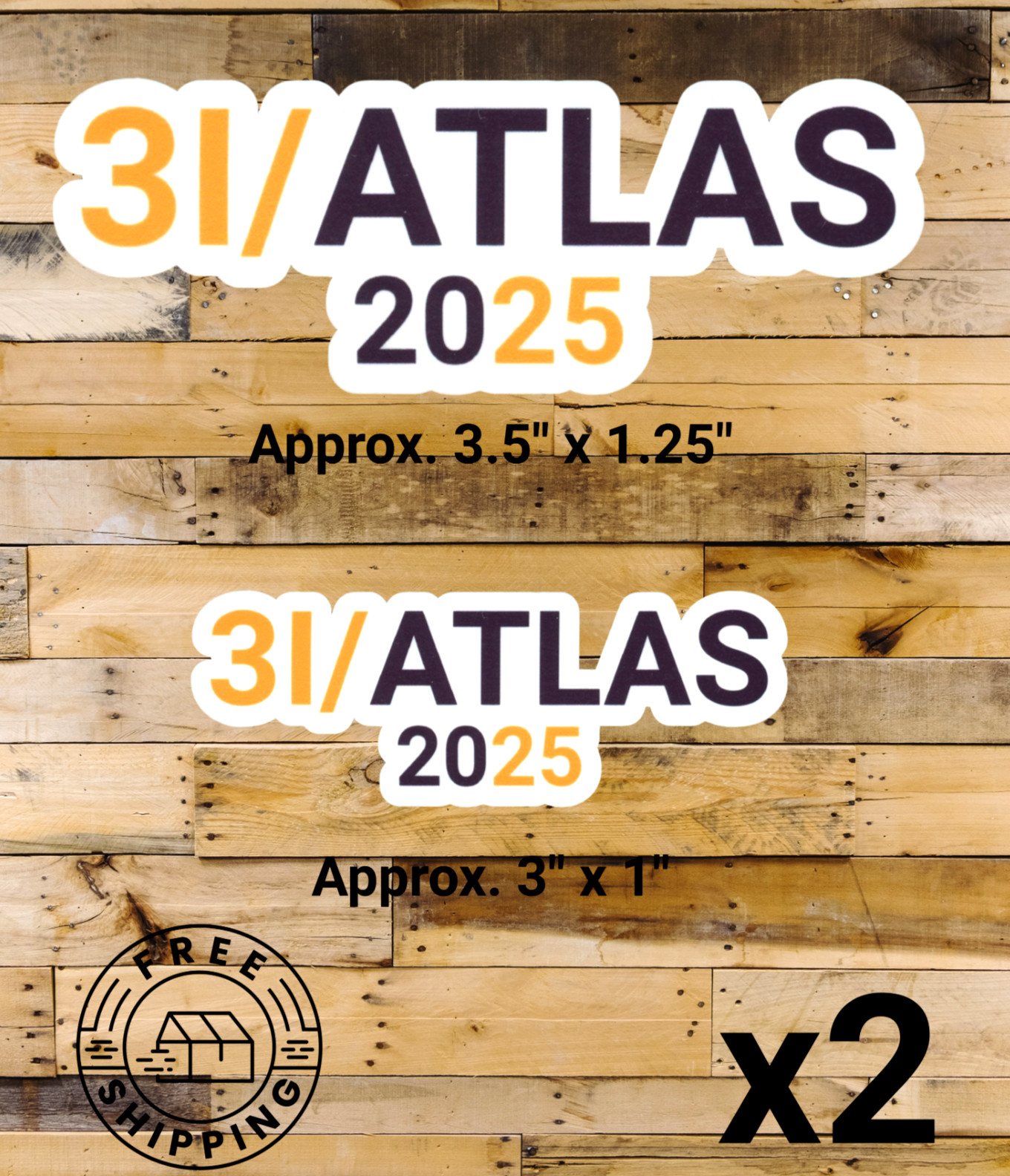 3I/Atlas 2025 Sticker 2 Stickers