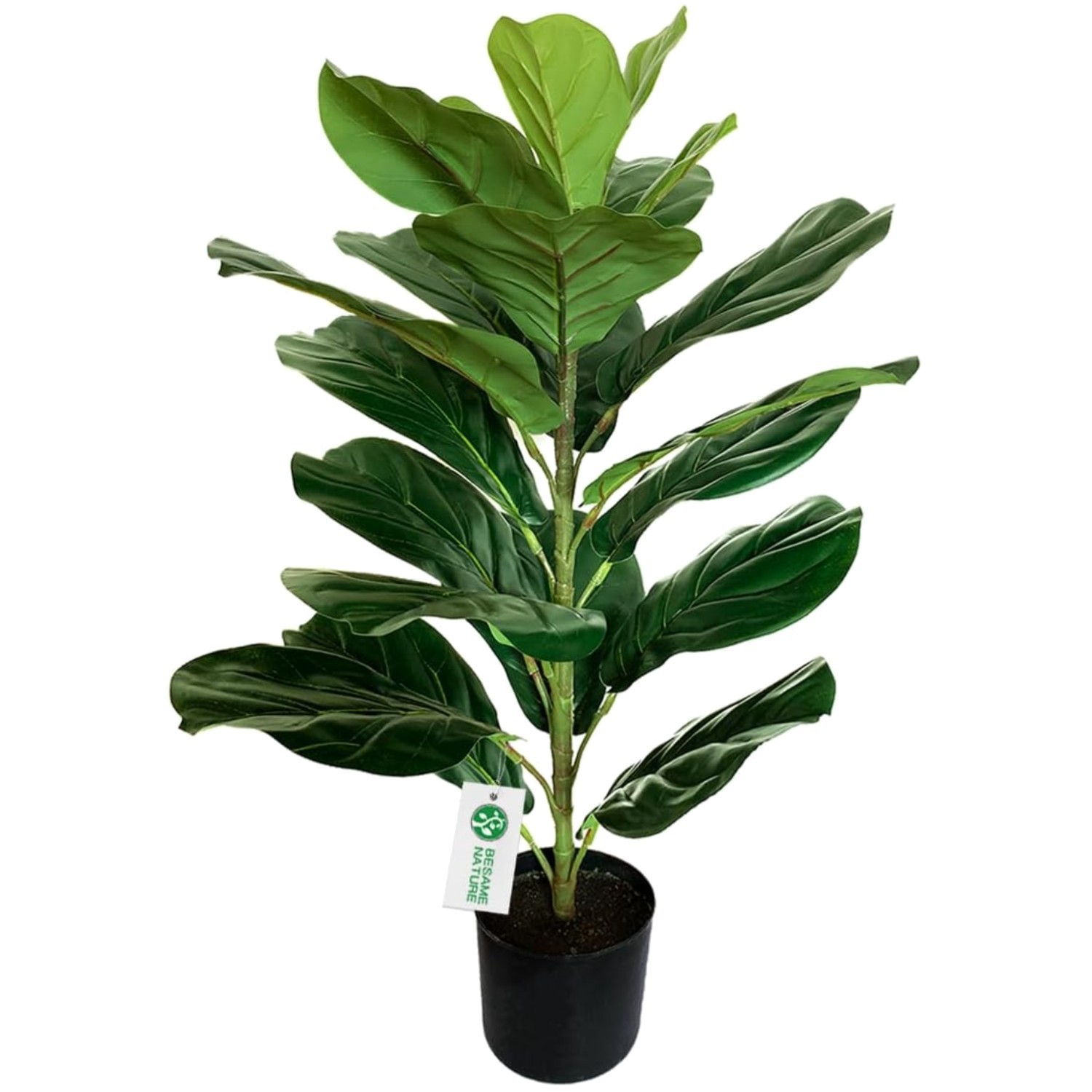 Indoor Faux Ficus Lyrata Tree – Easy to Arrange, No Assembly