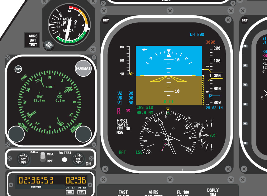 Beechjet 400A Cockpit Poster 24in x 36in