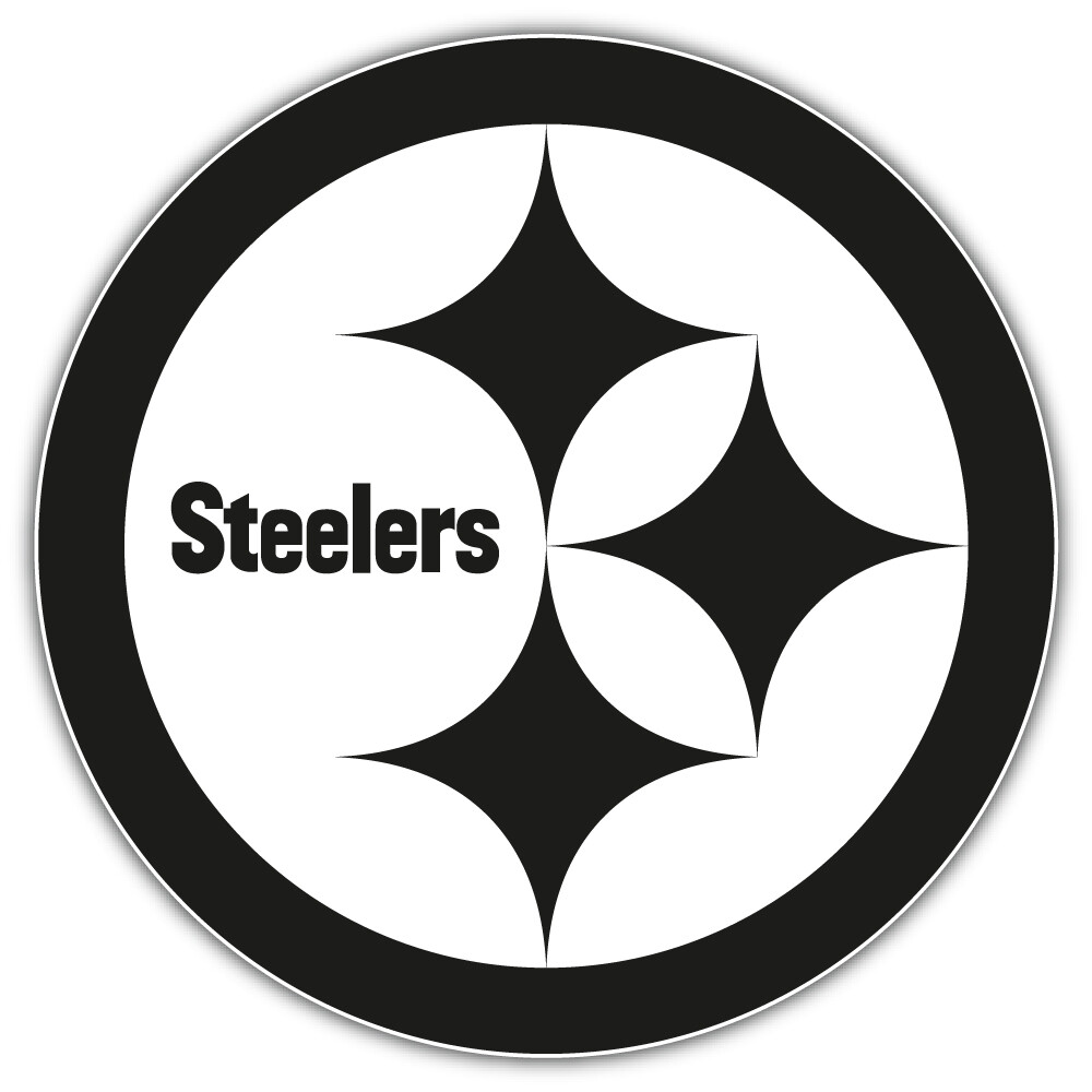 Pittsburgh Steelers Simple Logo NFL Sport Car Bumper Sticker Decal « SIZES »