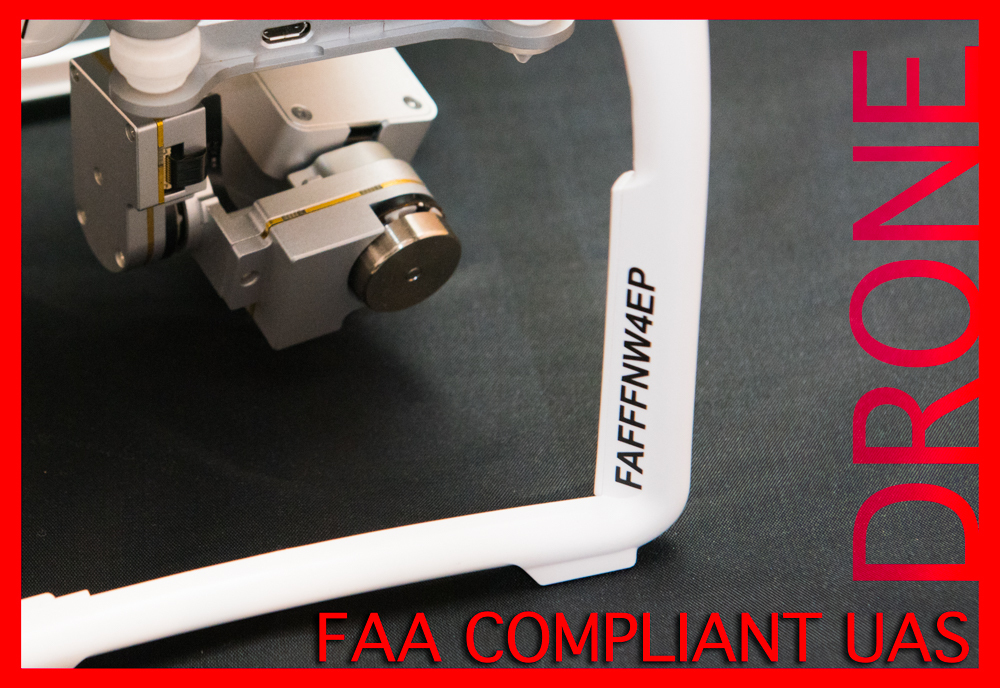 4X Drone Registration Number Decal DJI Phantom Typhoon YUNEEC FAA Compliant UAS