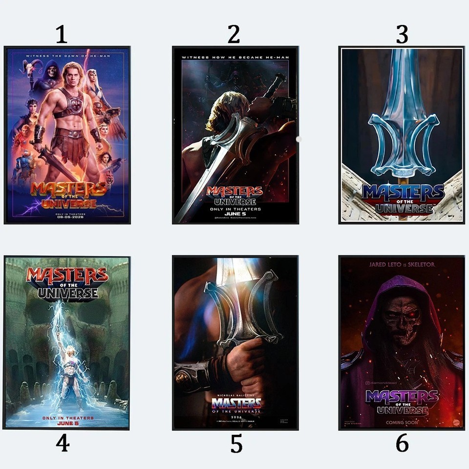 Masters Of The Universe He Man Movie 2026 Poster, Home Decor