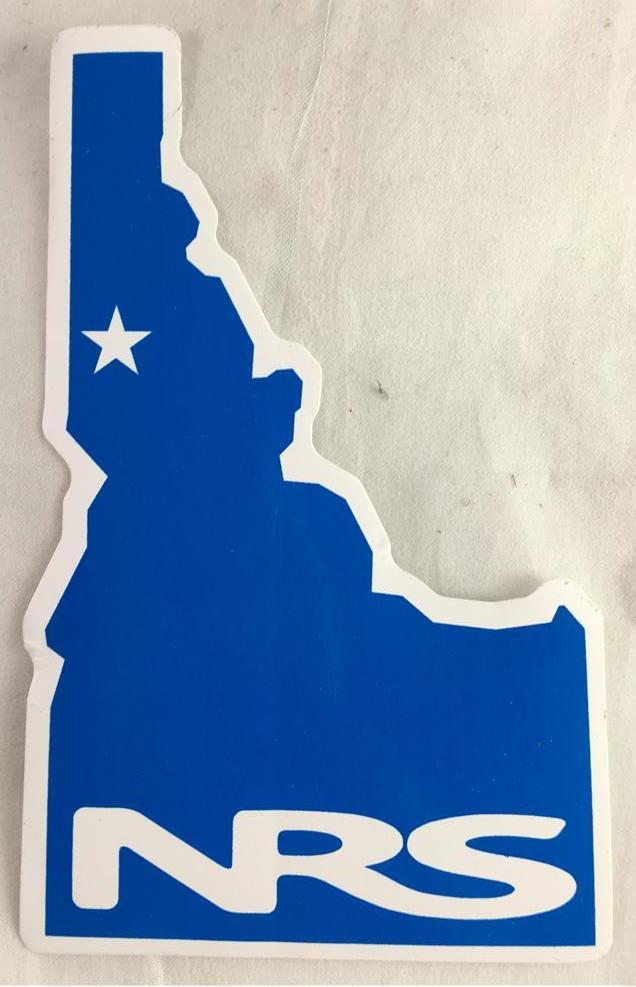 NEW Blue NRS Idaho Kayaking Boating Rafting Sticker Decal 5&Prime; x 3&Prime;