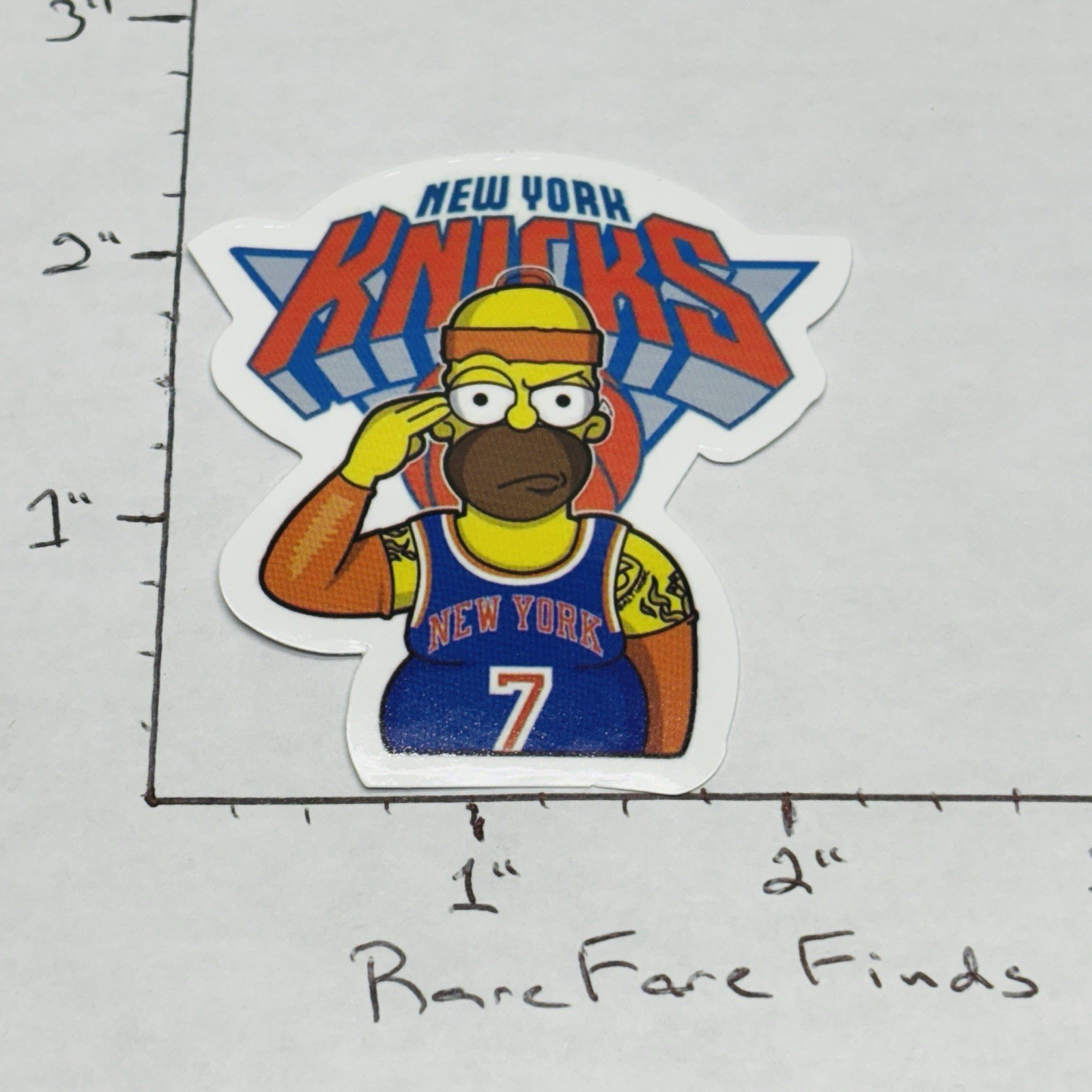 Homer Simpson New York Knicks Carmelo Anthony Vinyl Decal Sticker • w/ Tracking‼