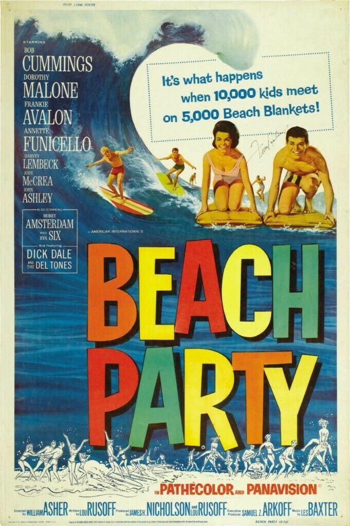 Beach Party Movie Poster Print Wall Art Photo 20×30