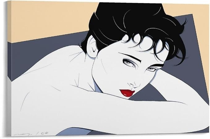 Patrick Nagel Untitled 5 Female Illustration Art Poster 24×36
