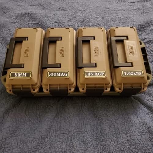 Aolamegs Ammo Can Vinyl Sticker Set Decal Label for Cans Cases Boxes .357 .223 .