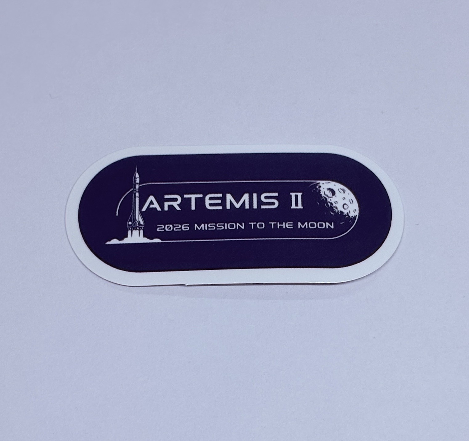 Artemis II 2026 Moon Mission Novelty Sticker Decal Space Art Journal Decor Tc6