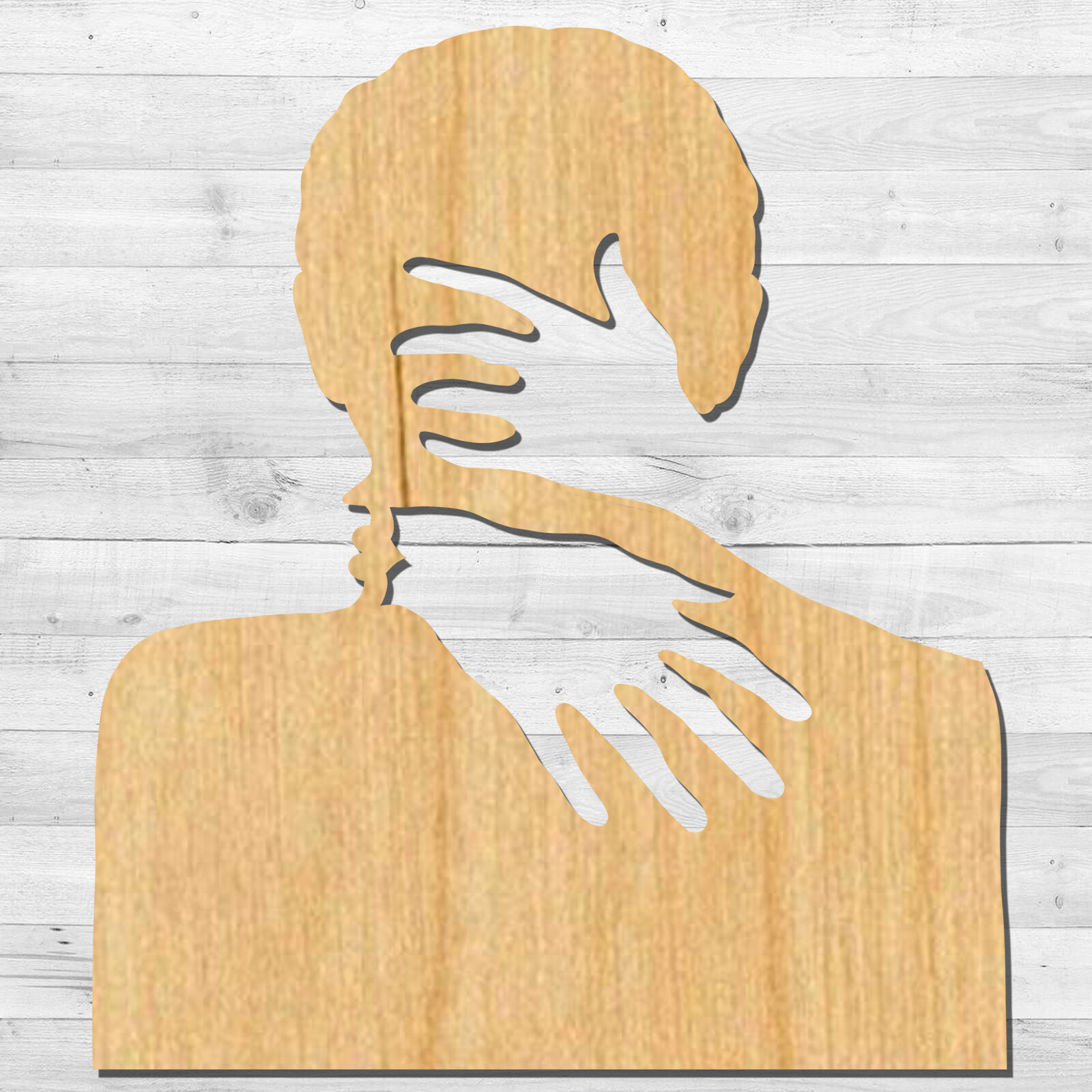 Kissing Silhouette Cut out, Wood plaque sign,wood Crafts,Craft supply,