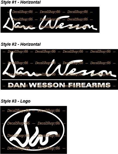 Dan Wesson Firearms -Hunting/Outdoor Sports- Vinyl Die-Cut Peel N&rsquo; Stick Decals