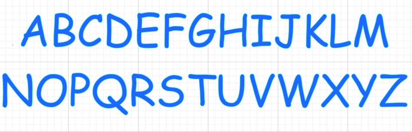 Laser Cut Unfinished Wood Letters or Numbers Comic Sans MS Font Craft Cutout